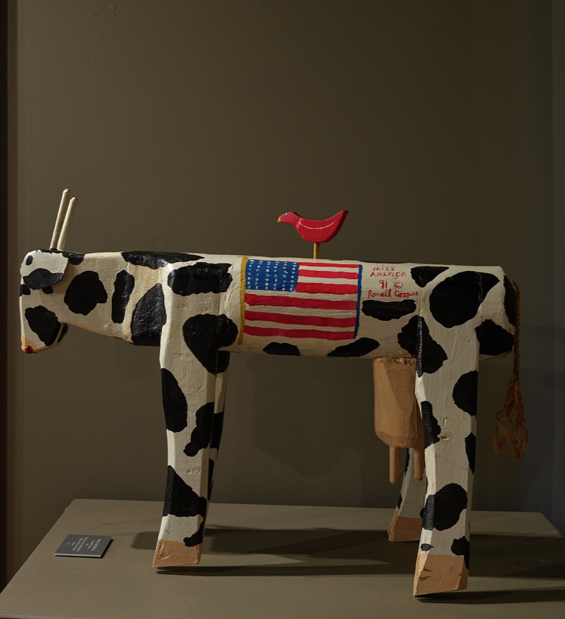 Artist Ronald Cooper's "Miss America" sculpture, displayed inside the Kentucky Folk Art Center, inside the old Morehead Grocery Co. Building in Morehead, a community in northeastern Kentucky