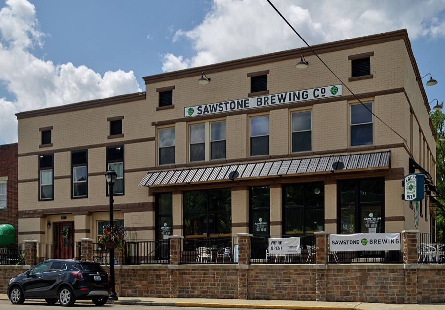 This small brewhouse of the Sawstone Brewing Co. in Morehead, a community in northeastern Kentucky, is more unusual than it looks