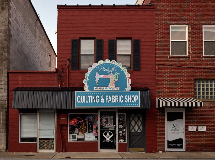 Bridgett's Quilting and Fabric Shop in Pikeville, an eastern Kentucky city named for General Zebulon Pike, the explorer who discovered Pikes Peak in Colorado