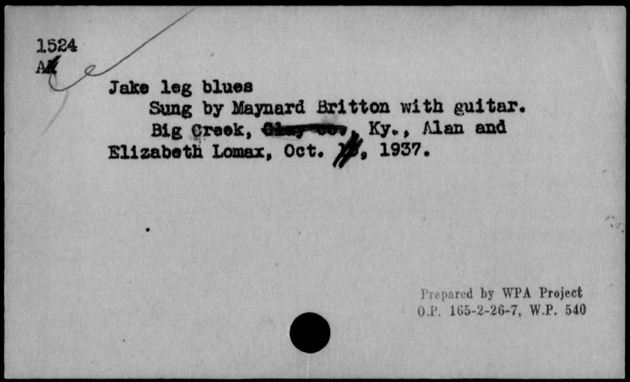 Jake leg blues