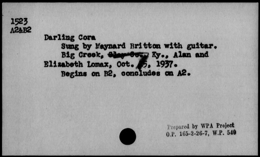 Darling Cora
