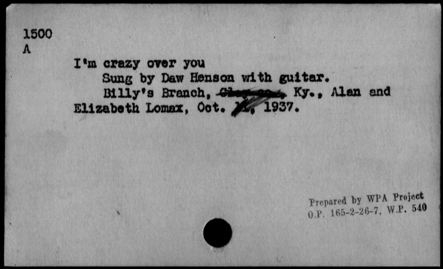I'm crazy over you