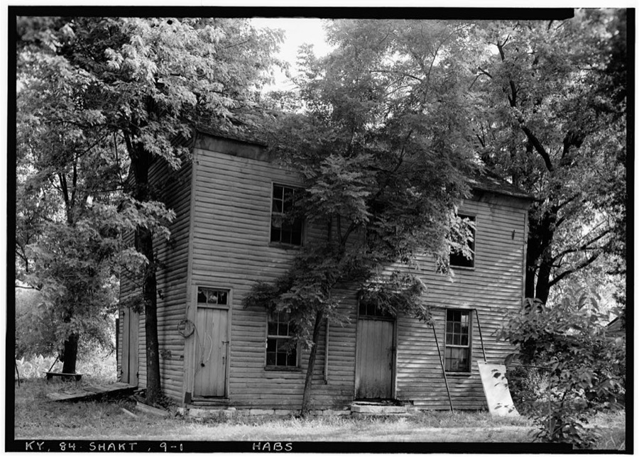 Shaker Cooper Shop, North side of Village Road, North of U.S. Route 68 & State Route 33 intersection, Shakertown, Mercer County, KY