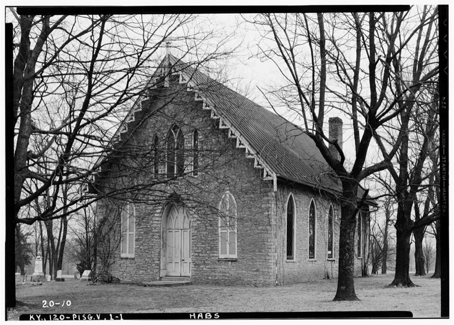 Pisgah Presbyterian Church & Academy, Pisgah-Georgetown Pike, Pisgah, Woodford County, KY