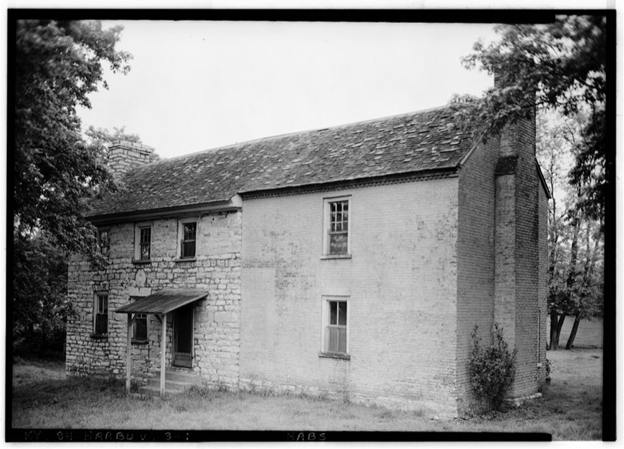 Samuel Taylor House, Chatham Pike, Harrodsburg, Mercer County, KY