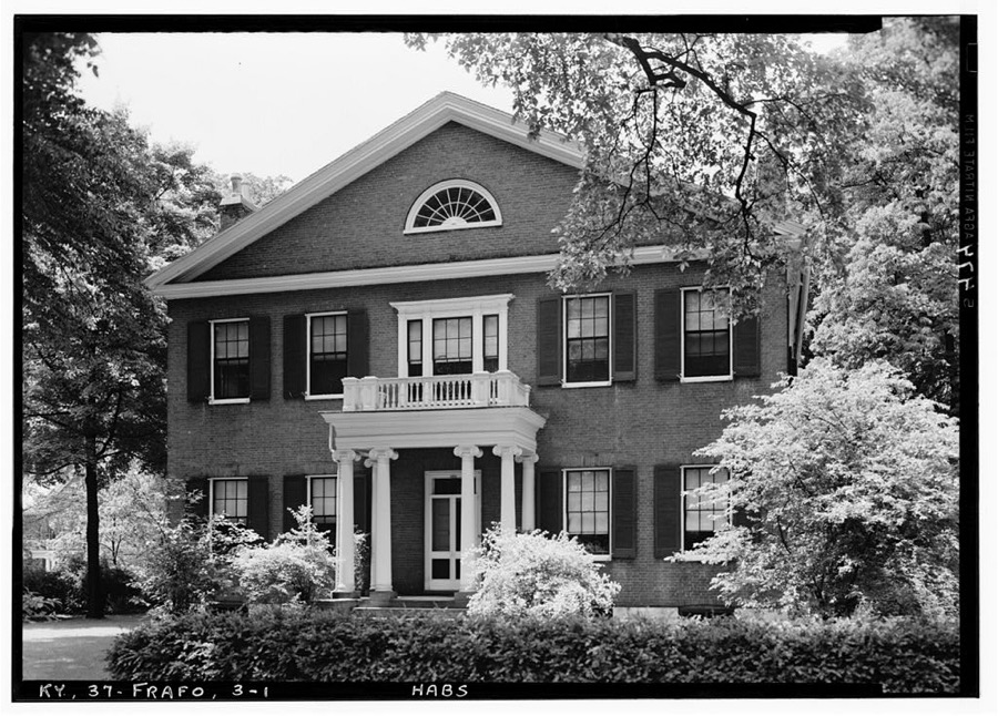 Orlando Brown House, 202 Wilkinson Street, Frankfort, Franklin County, KY