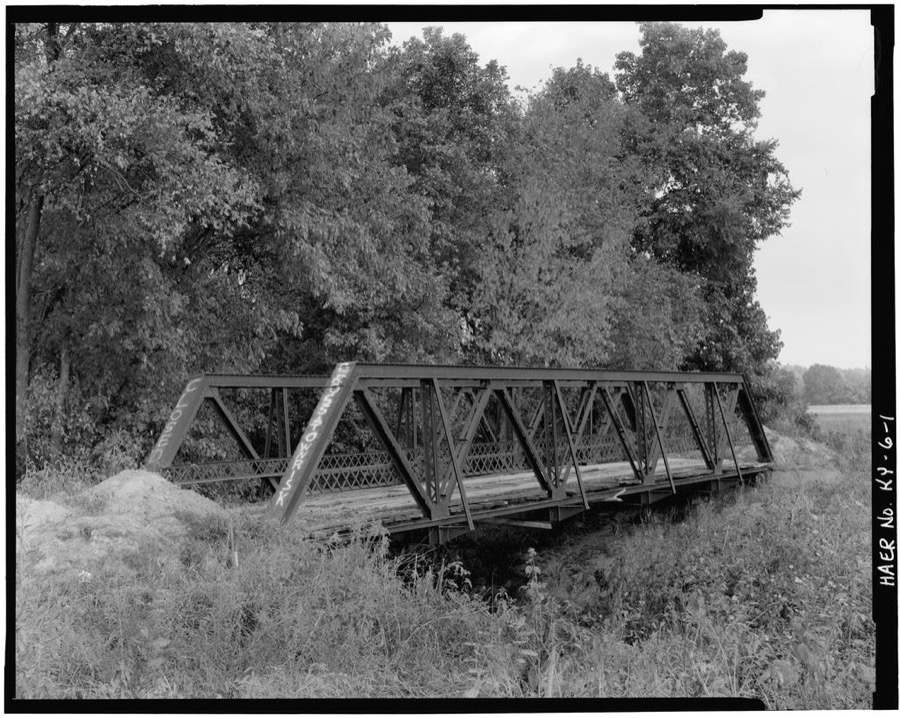 Mitchell-Griggs Road Bridge, Spannning Caney Fork on Mitchell-Griggs Road, Dixon, Webster County, KY