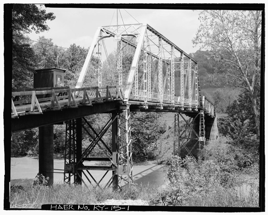 Kentucky Route 708 Bridge, Spanning Middle Fork of Kentucky River, Tallega, Lee County, KY