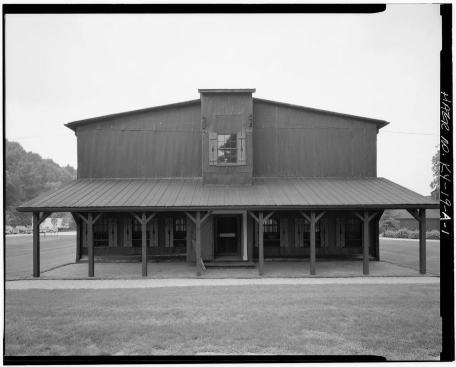 Burk's Makers Mark Distillery, Bonded Warehouse A, 3 miles East of Loretto, Loretto, Marion County, KY