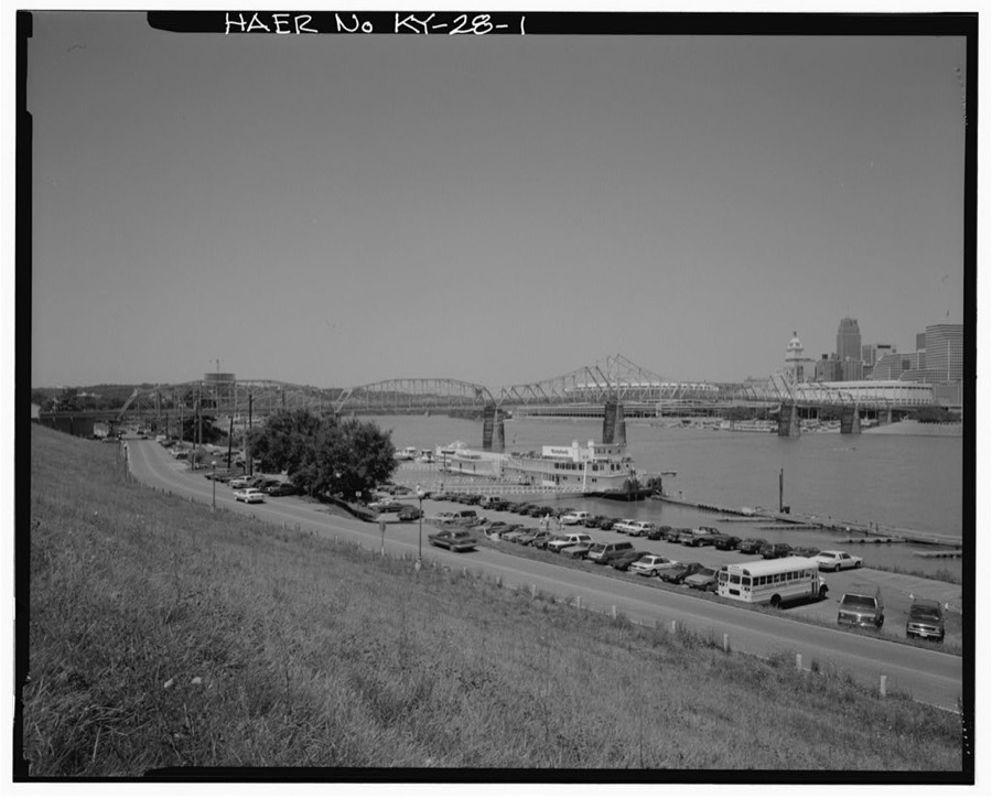 U.S. Route 27 Central Bridge, Spanning Ohio River, Newport, Campbell County, KY