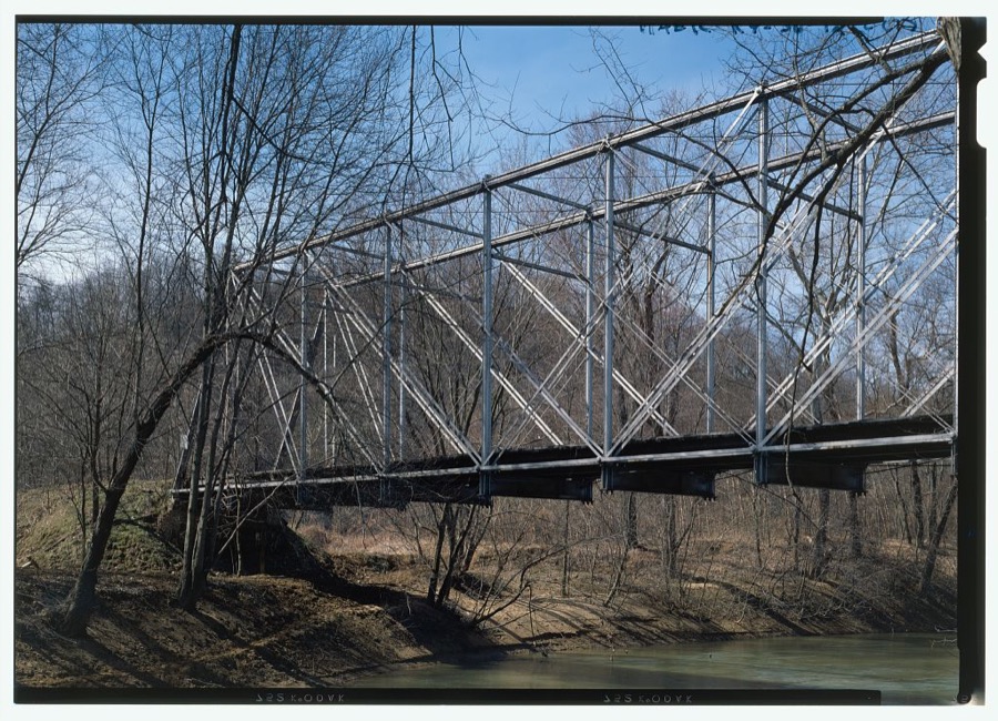 Hopewell Bridge, Spanning Little Sandy River, Hopewell, Greenup County, KY