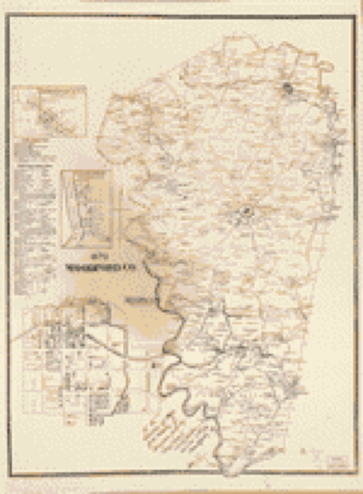 Land ownership map, 1870 - 1870 Woodford Co