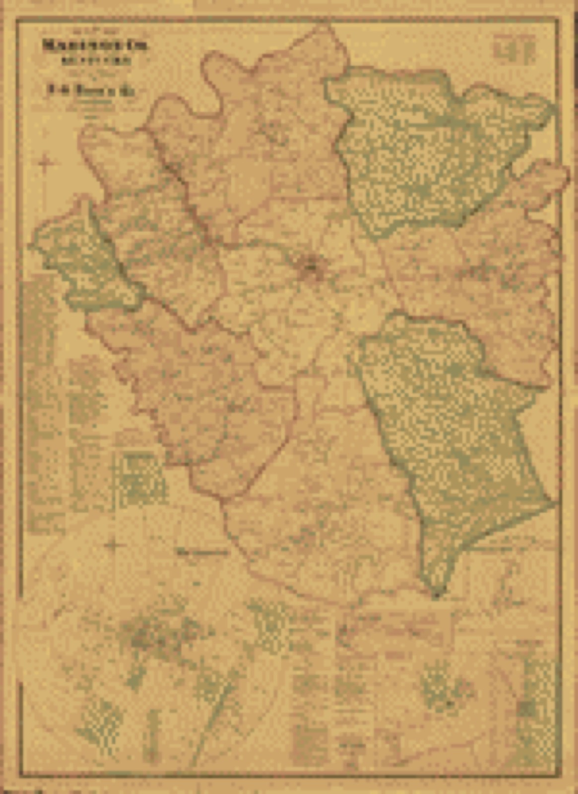 Land ownership map, 1876 - Map of Madison Co., Kentucky