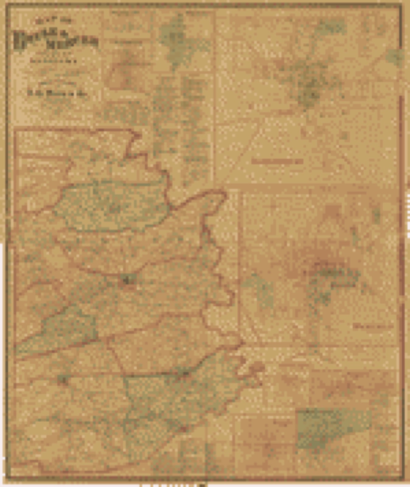 Land ownership map, 1876 - Map of Boyle & Mercer counties, Kentucky