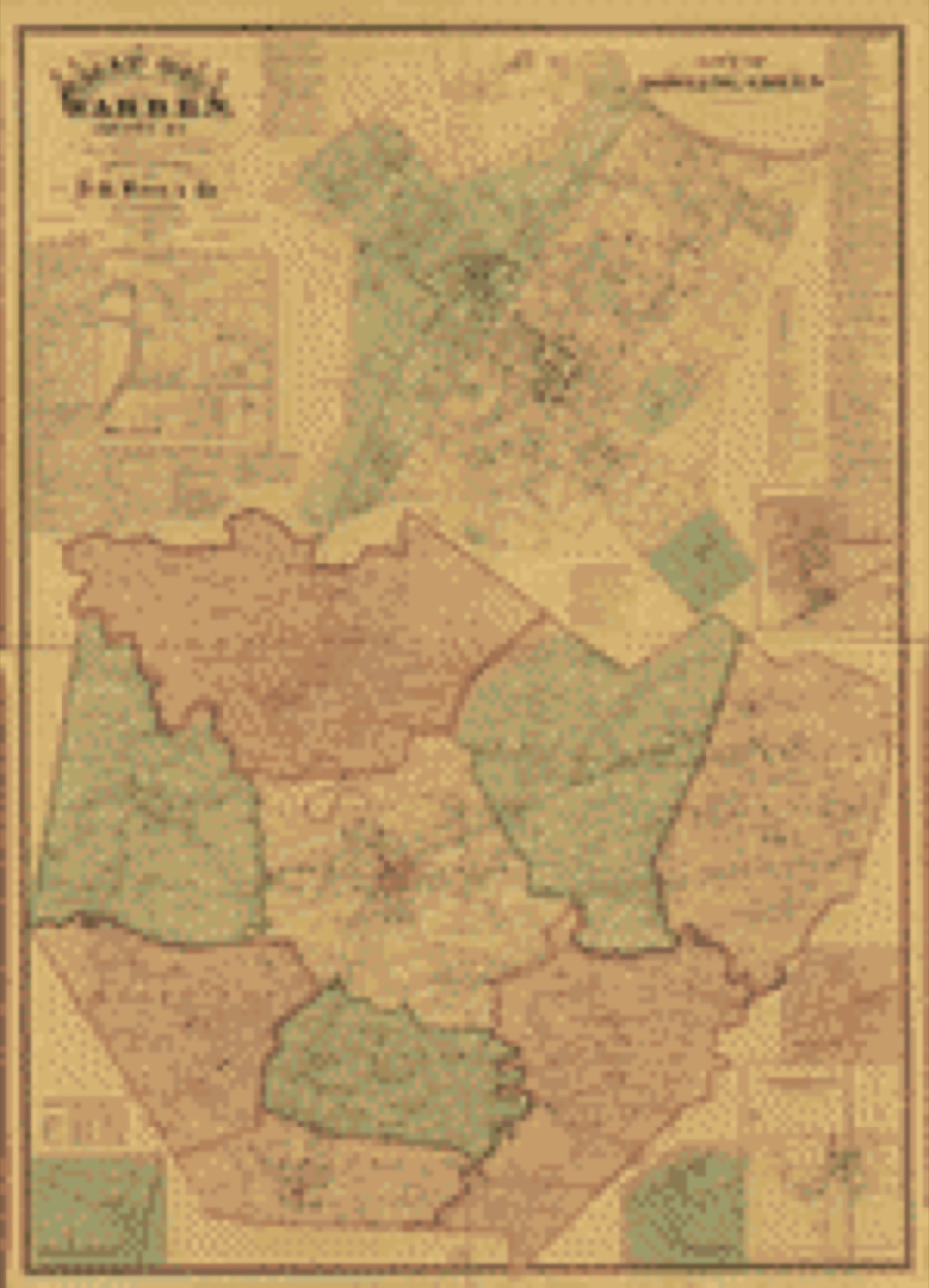 Land ownership map, 1877 - Map of Warren County, Ky