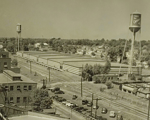 Photograph of Liggett and Myers Harpring Tobacco Storage Warehouse