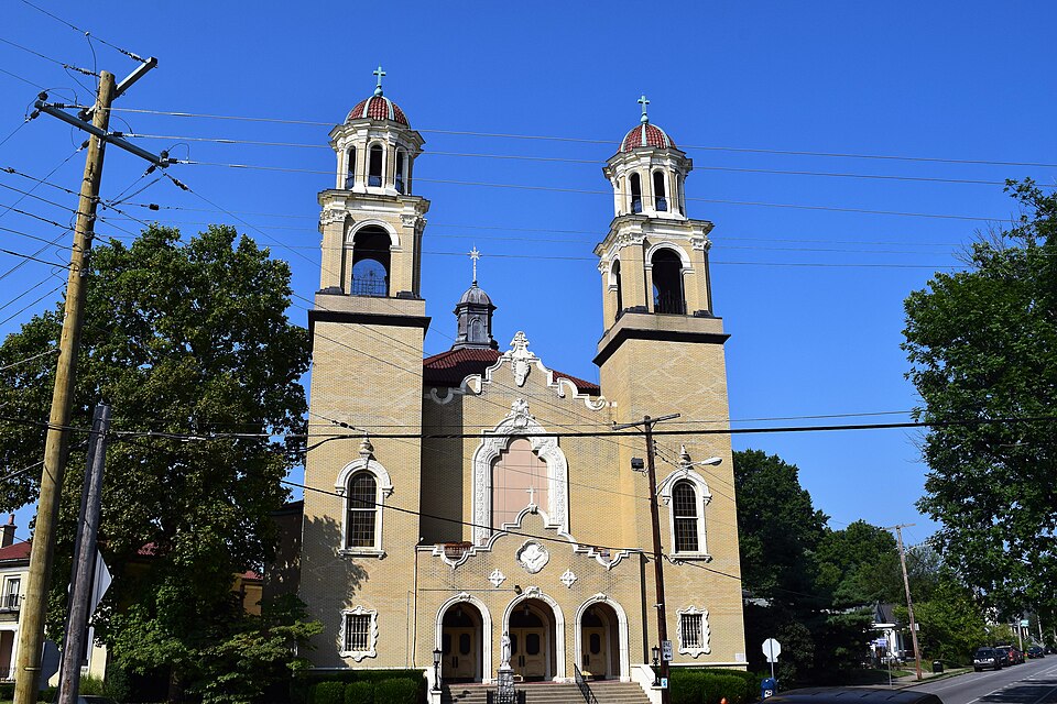 Photograph of St. Therese Roman Catholic Church, School, and Rectory