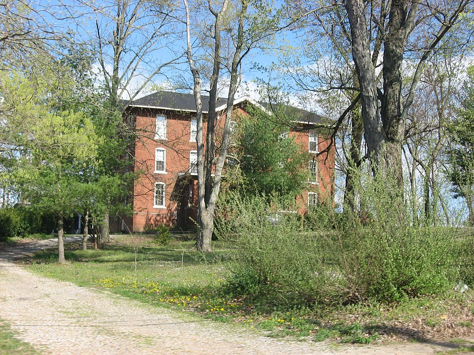 Photograph of Marvin College Boys Dormitory and President's House