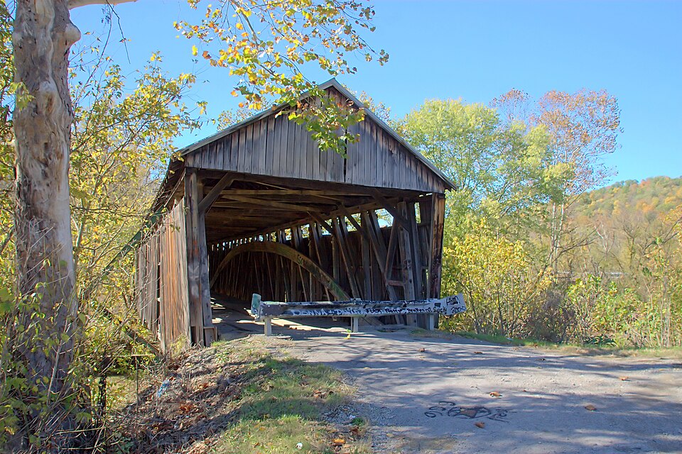 Photograph of Cabin Creek Covered Bridge