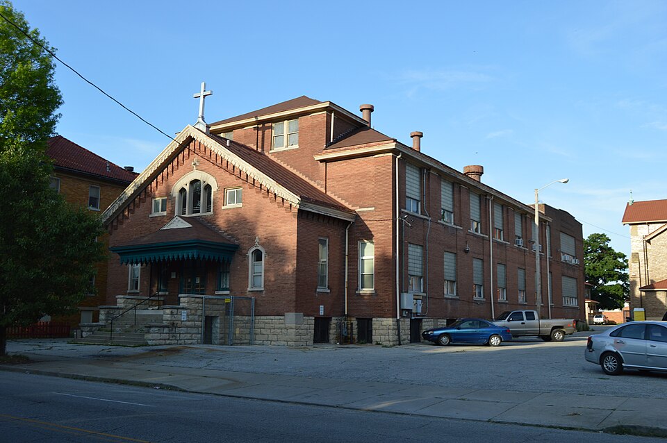 Photograph of Holy Name Church Rectory, Convent and School
