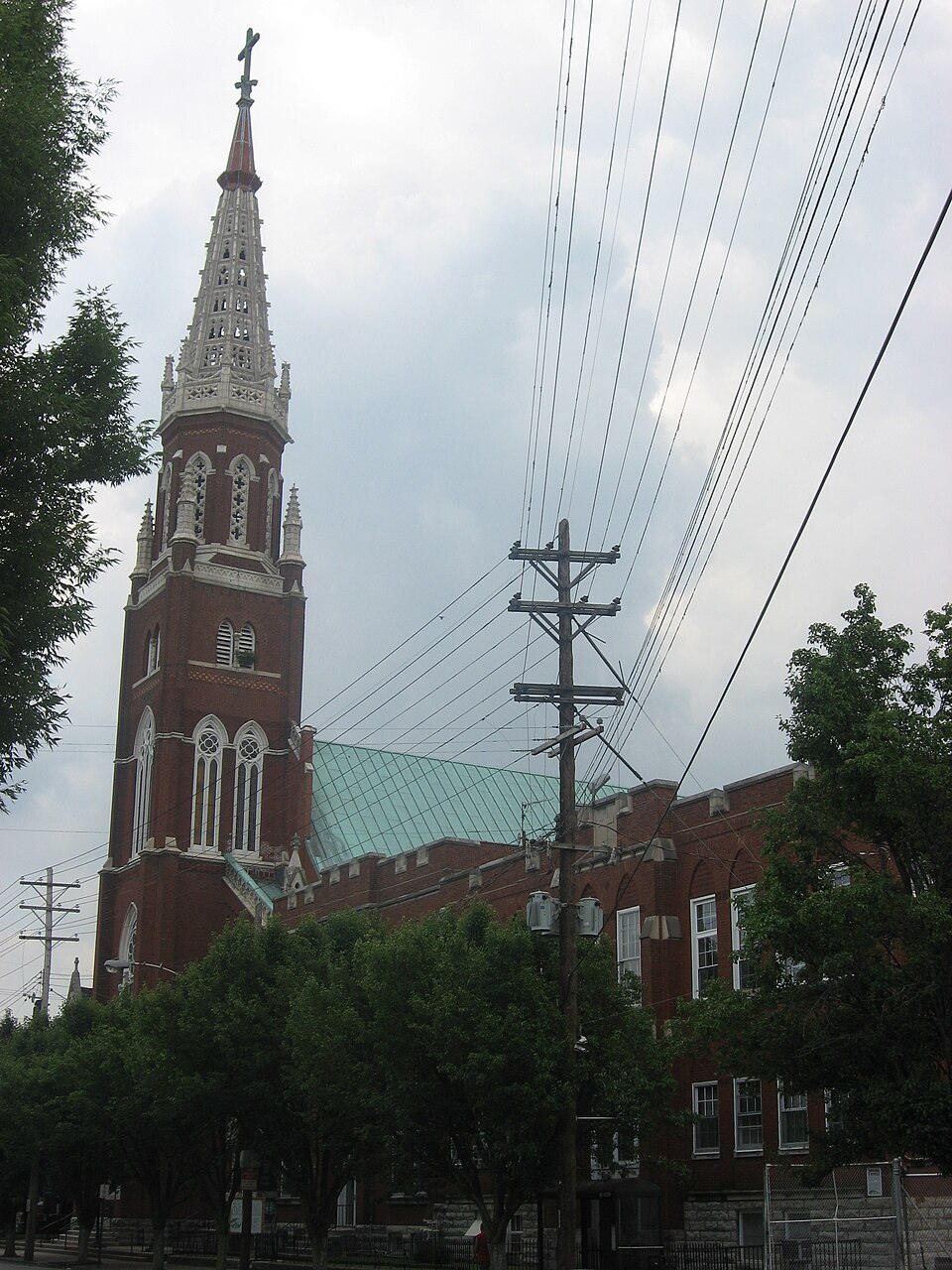 Photograph of St. Anthony Roman Catholic Church, Rectory, Convent, and School