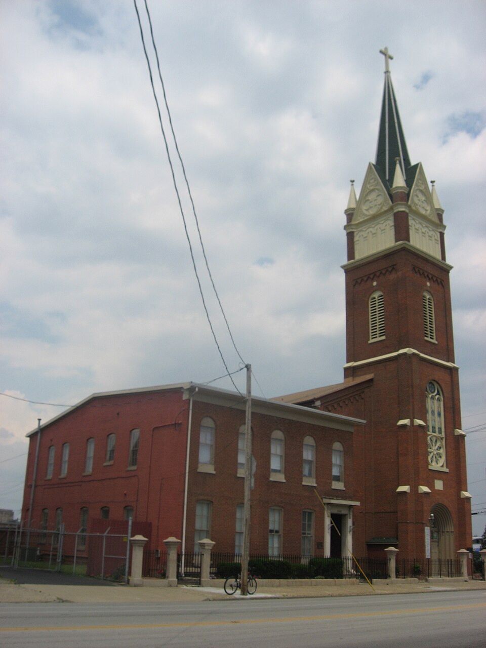 Photograph of St. Patrick's Roman Catholic Church, Rectory, and School