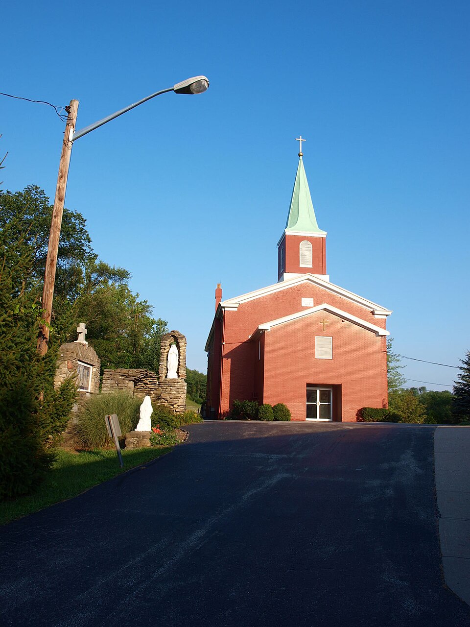Photograph of St. Joseph Catholic Church and Cemetery