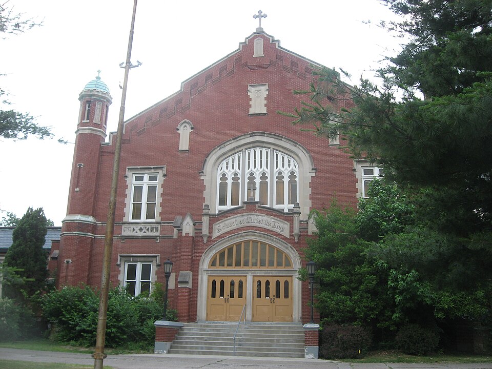 Photograph of Christ the King School and Church