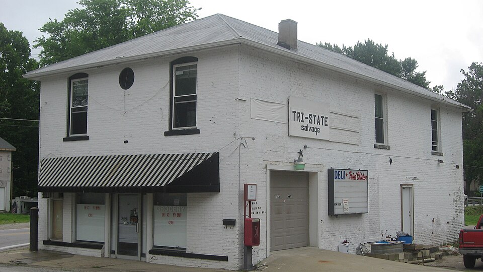 Photograph of Milton Masonic Lodge and County General Store