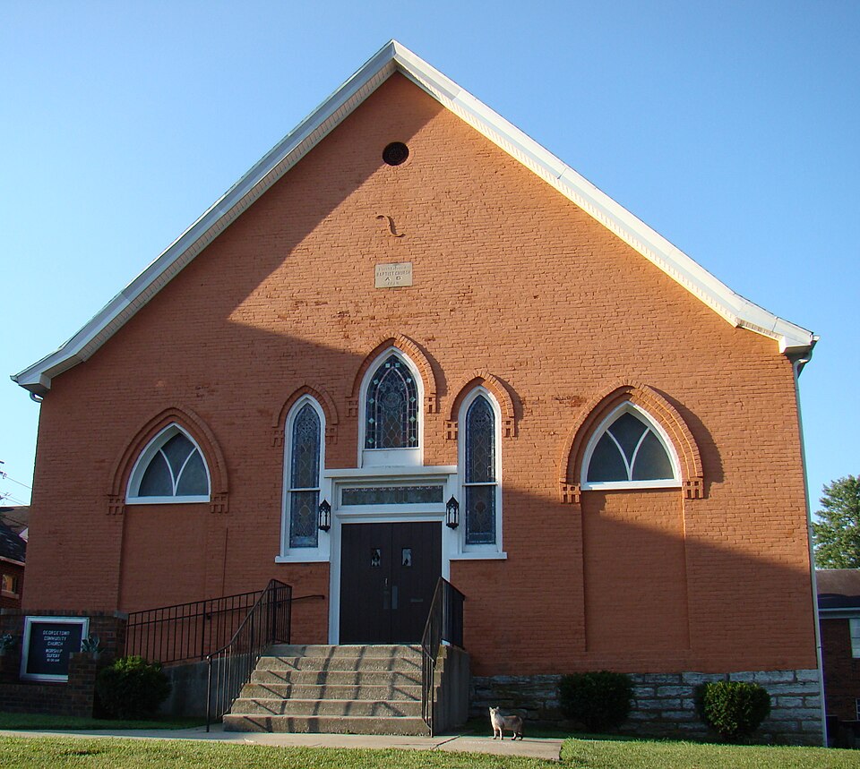 Photograph of First African Baptist Church and Parsonage