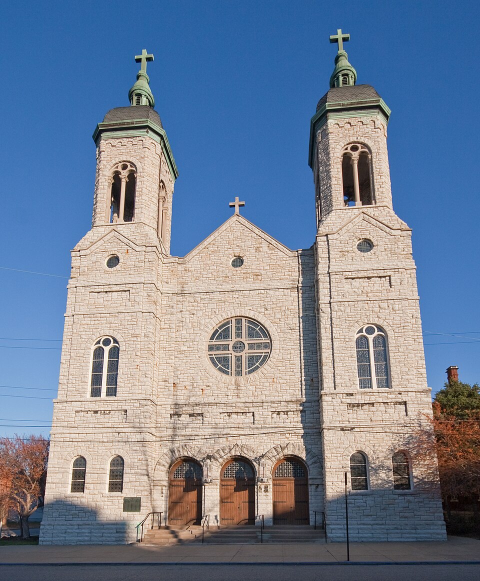 Photograph of Holy Cross Church and School Complex-Latonia