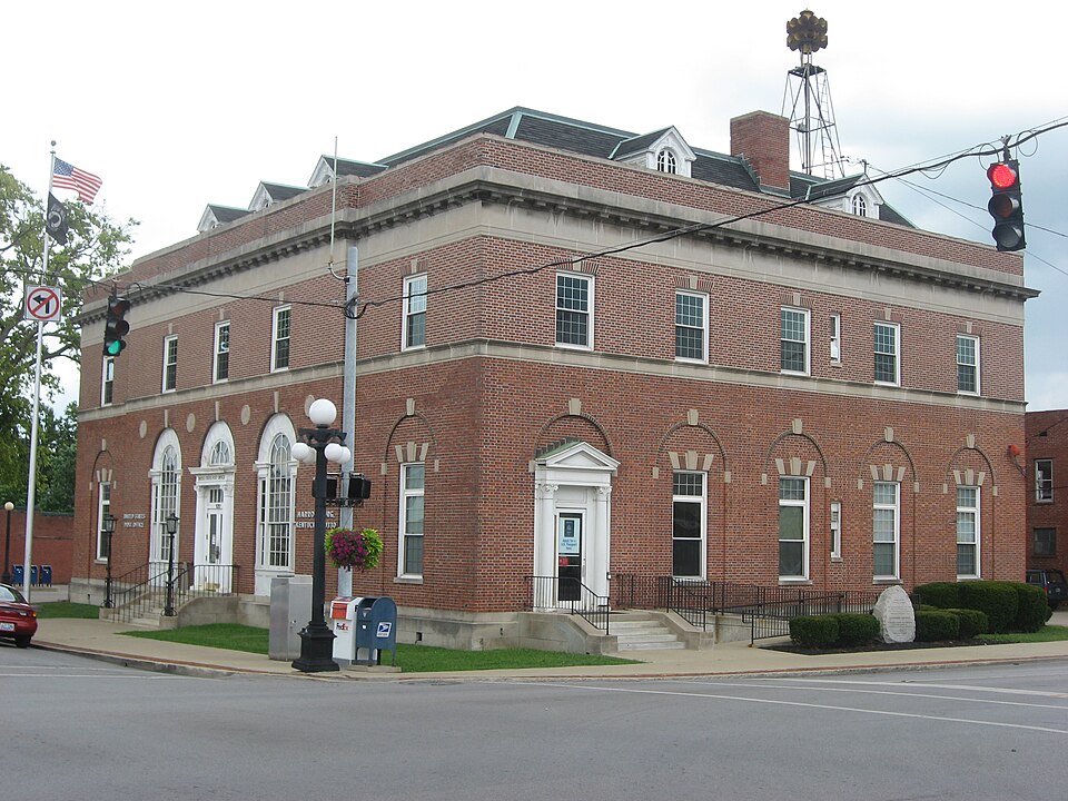 Photograph of US Post Office-Harrodsburg