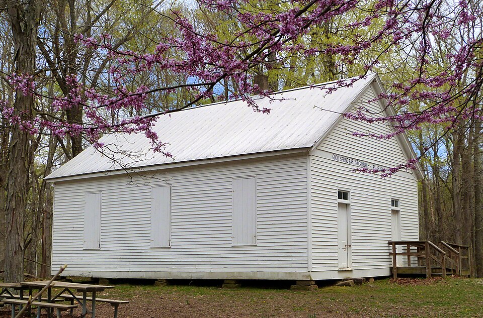 Photograph of Good Spring Baptist Church and Cemetery