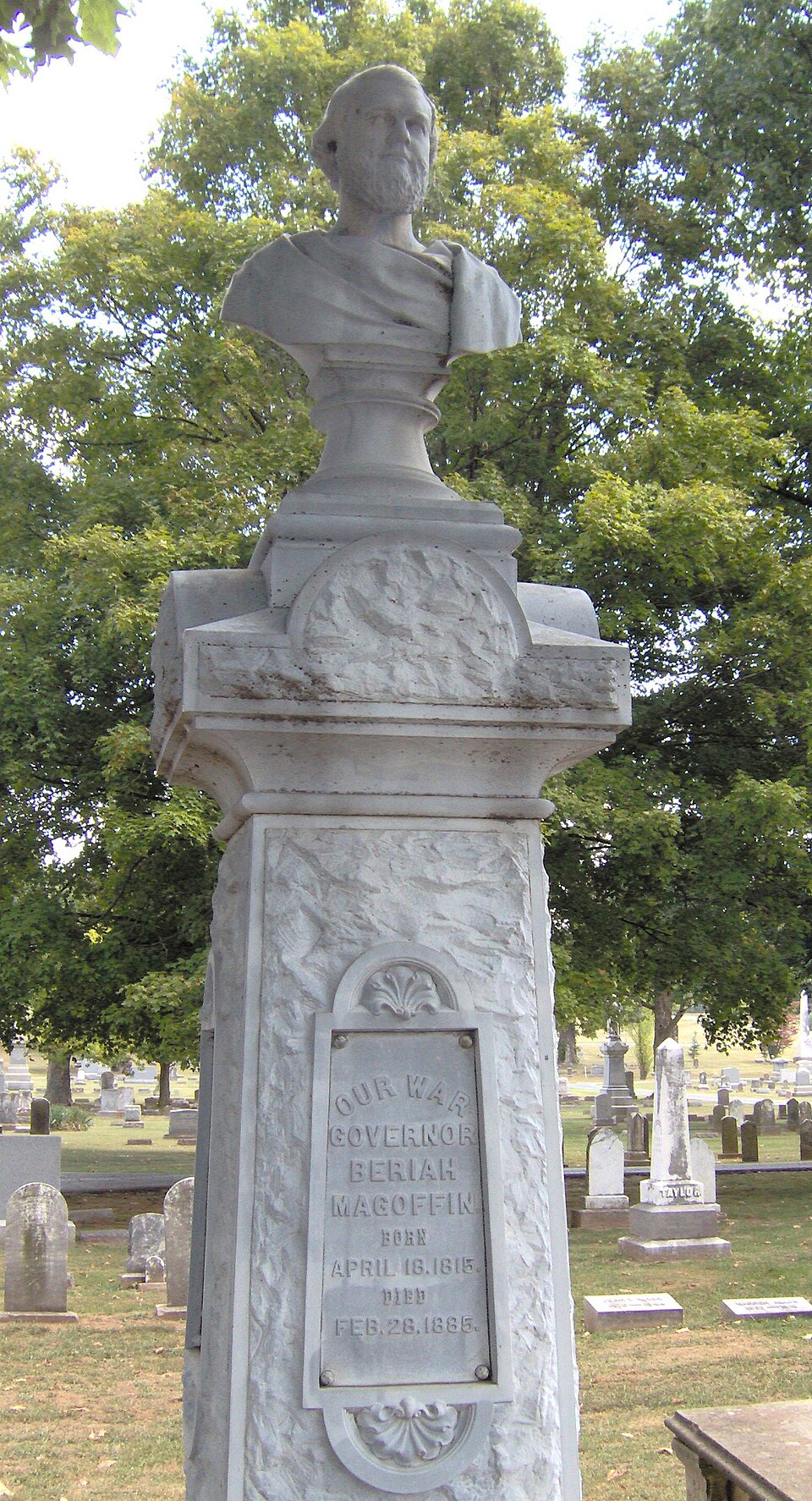 Photograph of Beriah Magoffin Monument