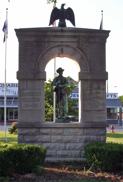 Photograph of Confederate Monument in Russellville