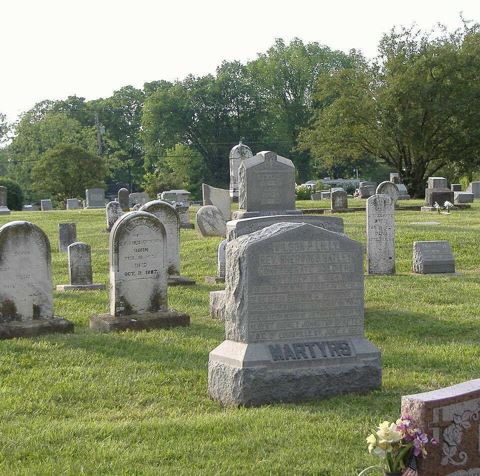 Photograph of Confederate Martyrs Monument in Jeffersontown