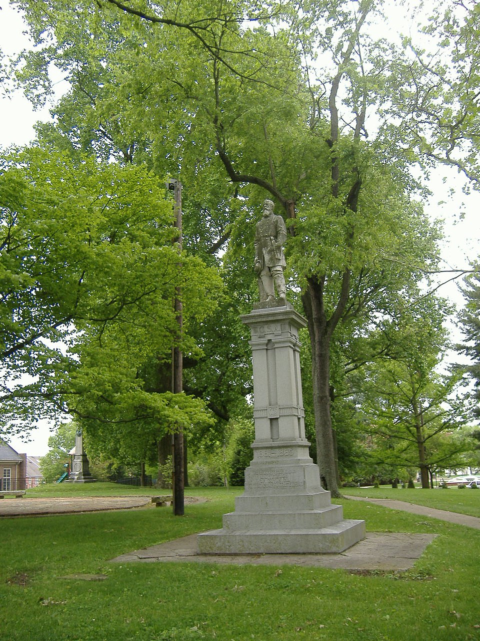Photograph of Confederate Monument in Danville
