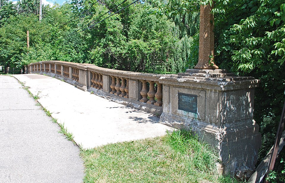 Photograph of Parke Lane Road-Thorofare Canal Bridge