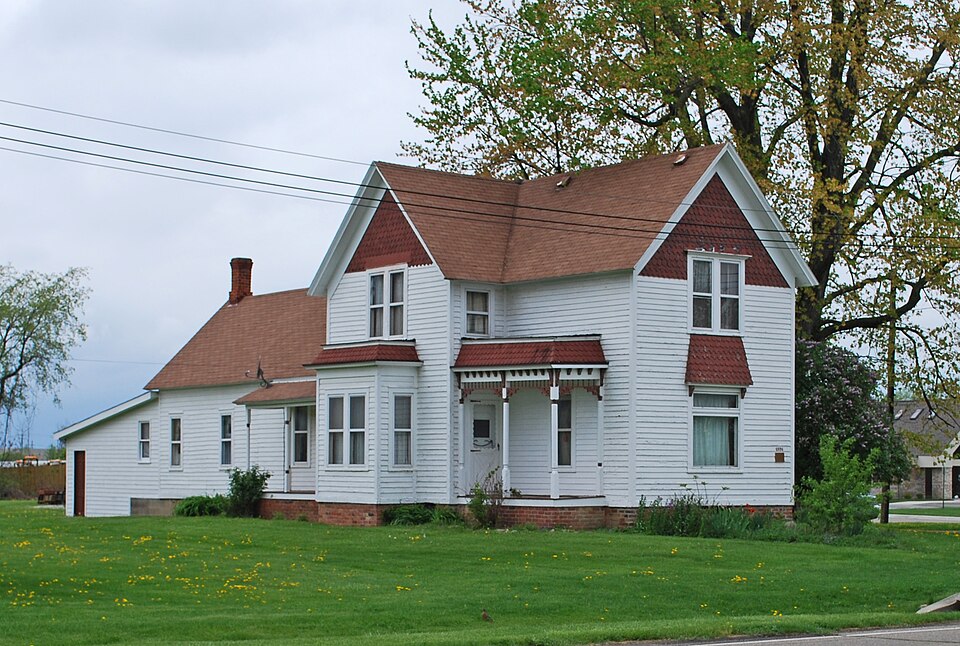 Photograph of John and Edna Truesdell Fischer Farmstead