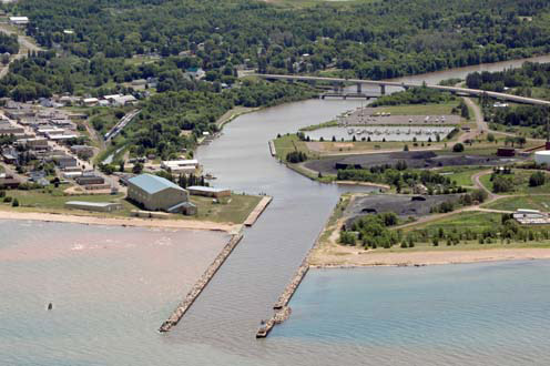 Photograph of Ontonagon Harbor Piers Historic District