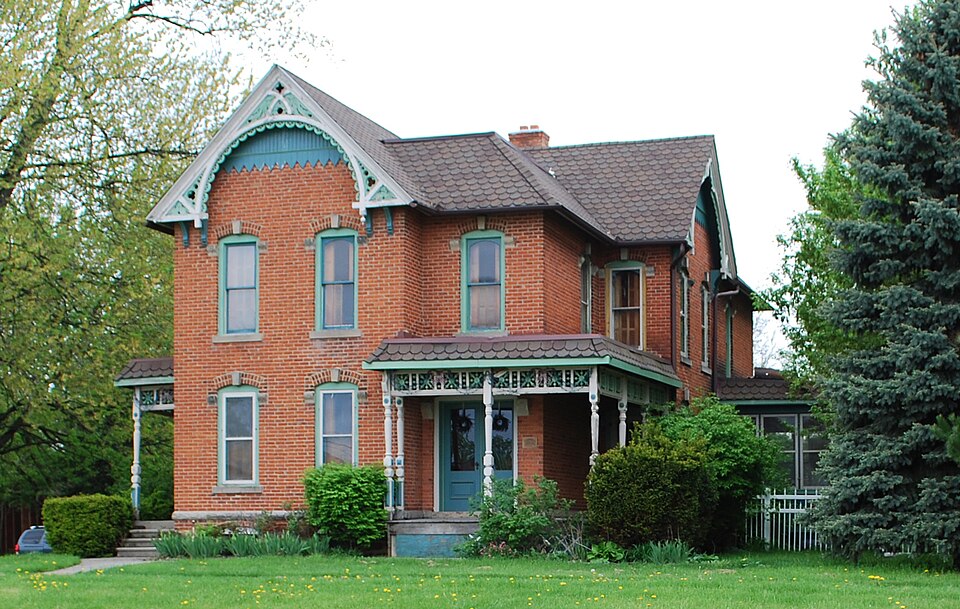 Photograph of Ephraim and Emma Woodworth Truesdell House