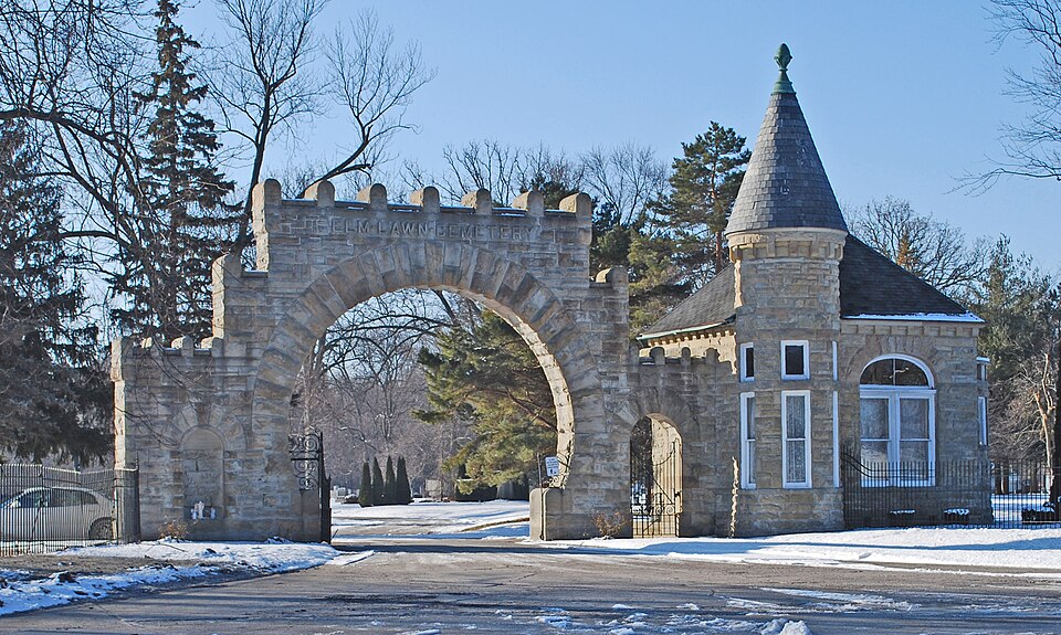 Photograph of Elm Lawn Cemetery