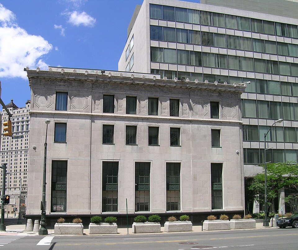 Photograph of Federal Reserve Bank of Chicago Detroit Branch Building