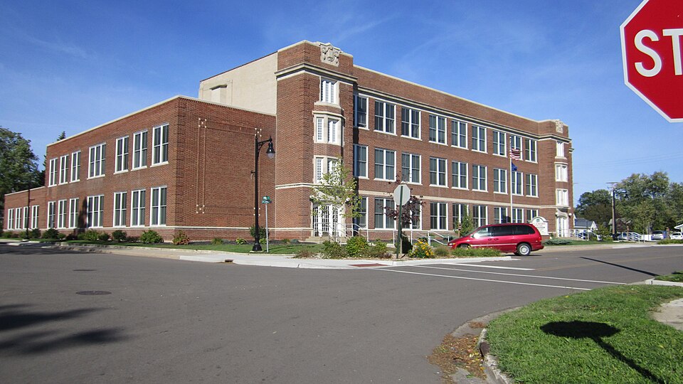 Photograph of Old Durand High School