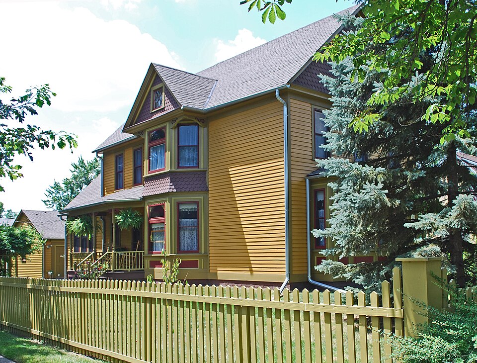 Photograph of John and Emma Lacey Eberts House