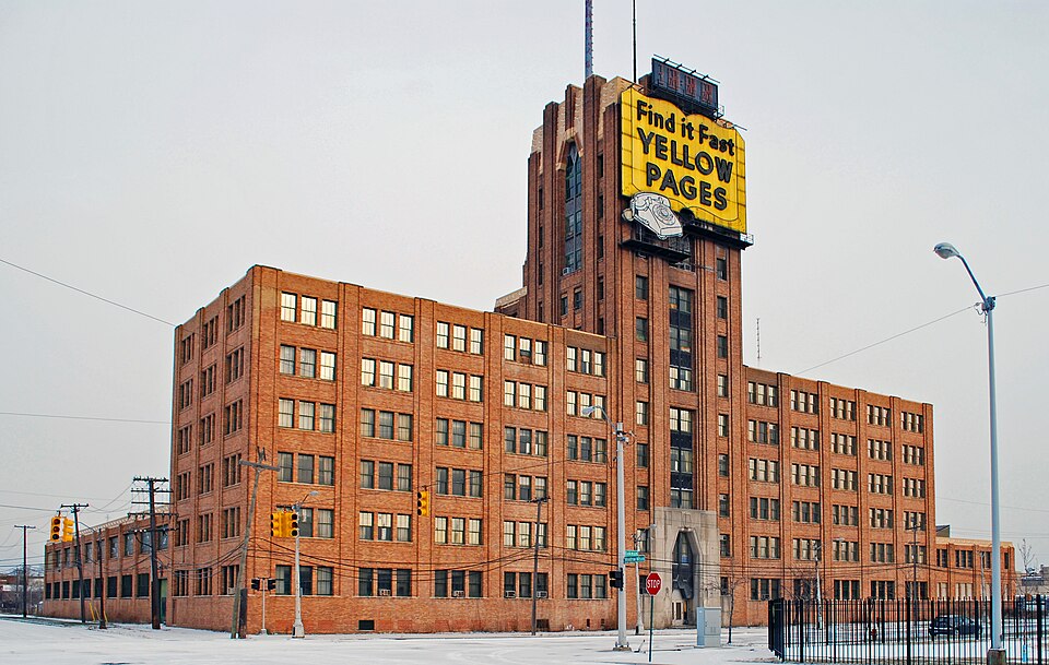 Photograph of Michigan Bell and Western Electric Warehouse