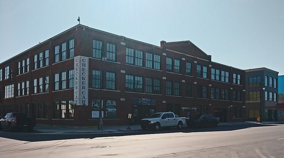 Photograph of Checker Cab Building