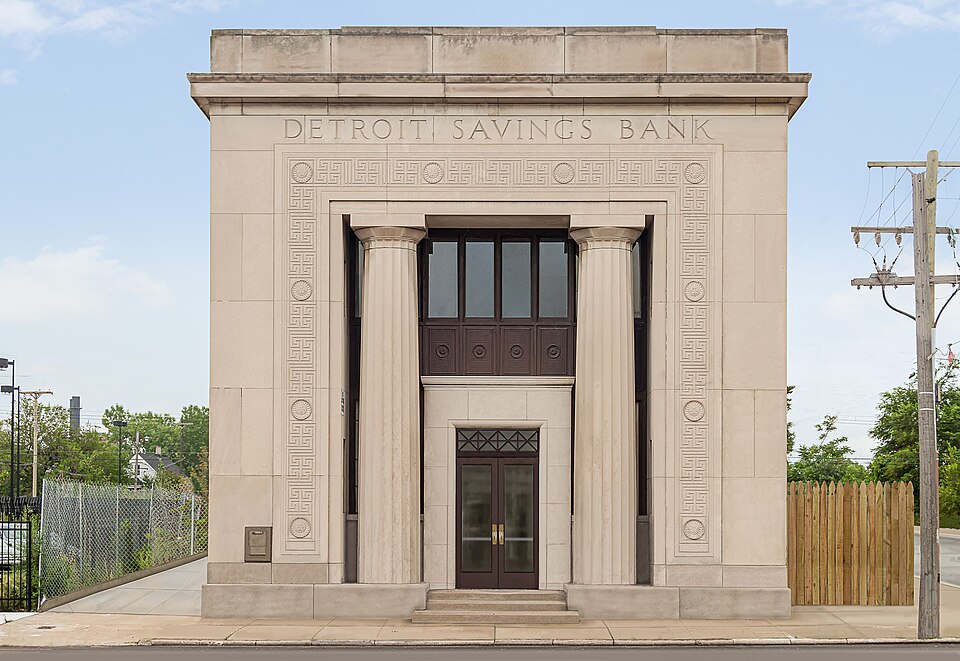 Photograph of Detroit Savings Bank Southwest Branch