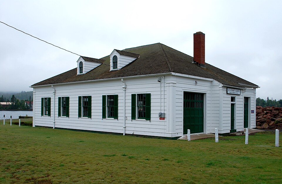 Photograph of Eagle Harbor Coast Guard Station Boathouse