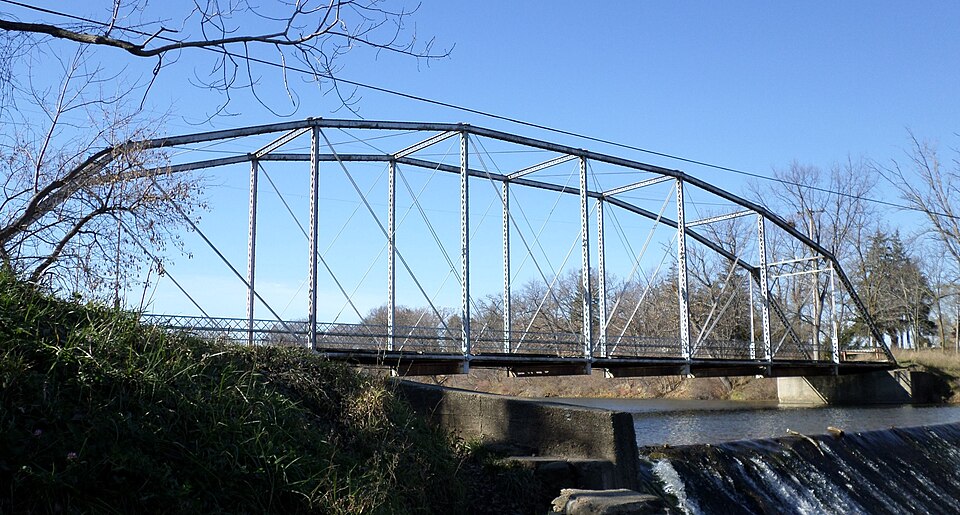 Photograph of Grist Mill Bridge, Dam and Mill Site